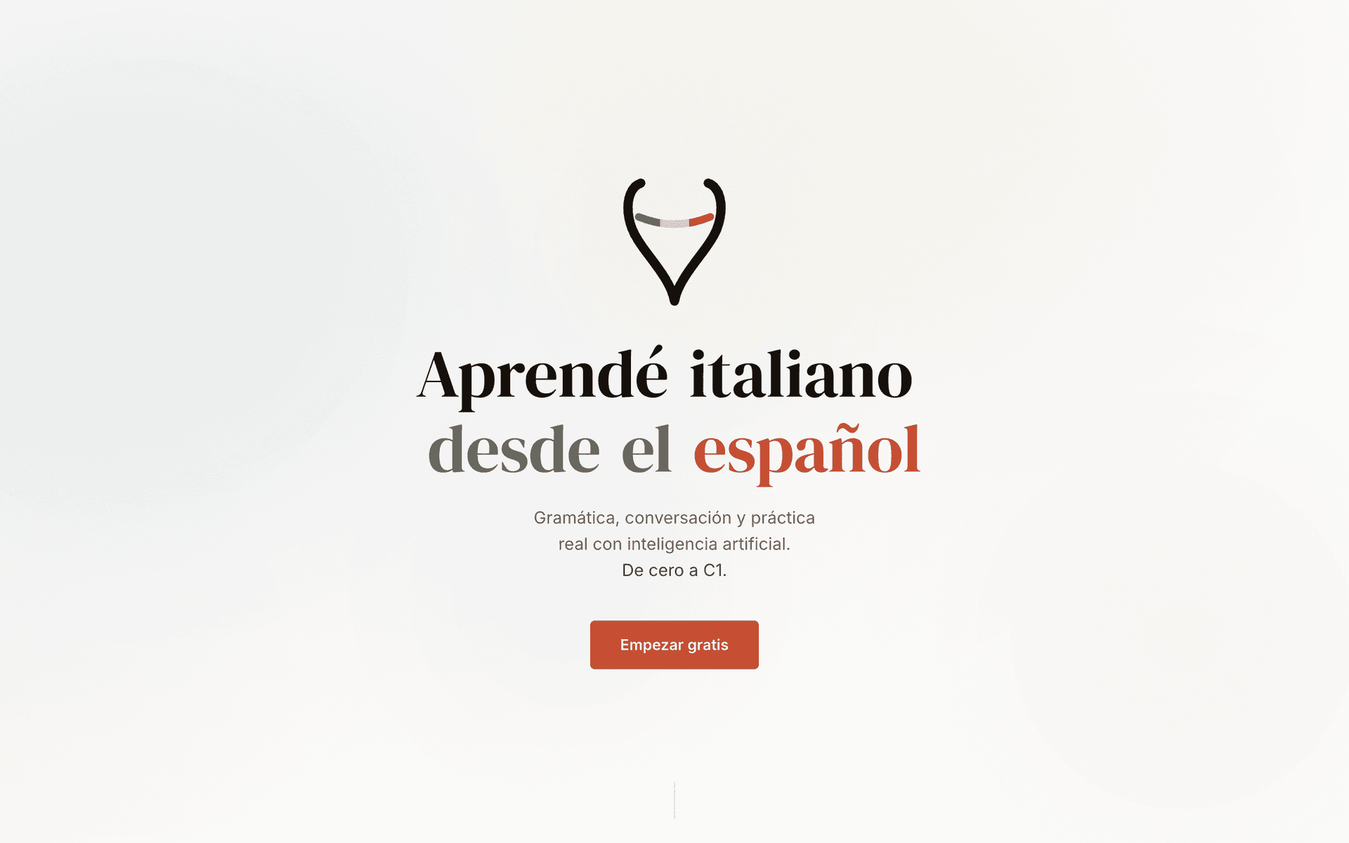 LiraLang Spanish-first marketing landing page